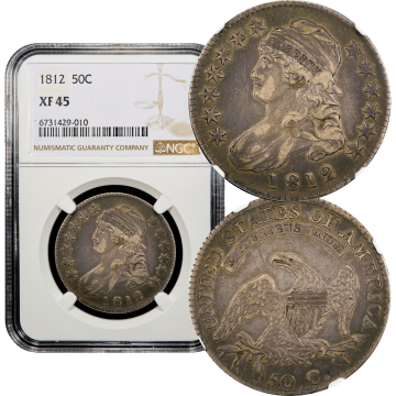 1812 Capped Bust Half Dollar (50c) Composite Image