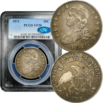 1812 Capped Bust Half Dollar (50c) Composite Image