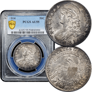 1814 Capped Bust Half Dollar (50c) Composite Image