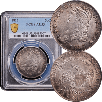 1817 Capped Bust Half Dollar (50c) Composite Image