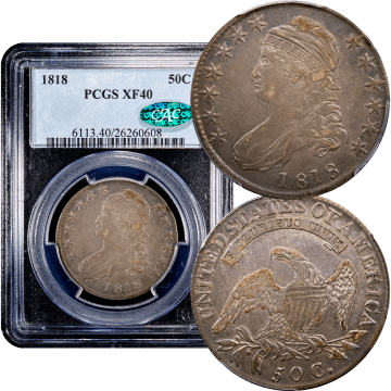 1818 Capped Bust Half Dollar (50c) Composite Image