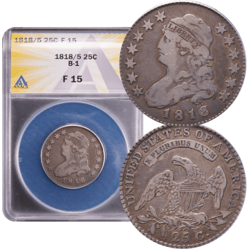 1818/5 Capped Bust Quarter (25c) Composite Image