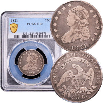 1821 Capped Bust Quarter (25c) Composite Image