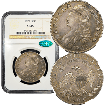 1822 Capped Bust Half Dollar (50c) Composite Image