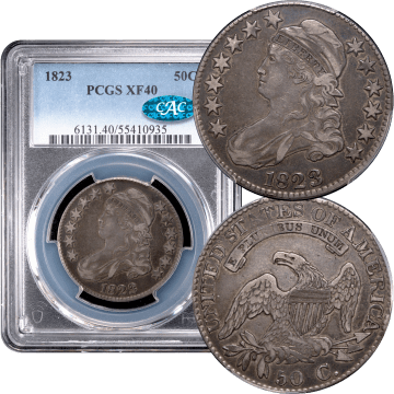 1823 Capped Bust Half Dollar (50c) O-110 Composite Image