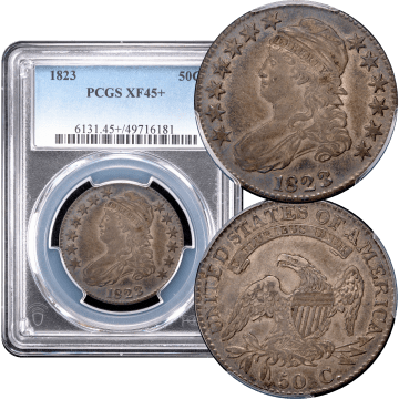1823 Capped Bust Half Dollar (50c) Composite Image
