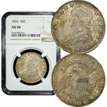 1826 Capped Bust Half Dollar (50c) Composite Image