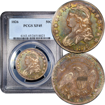 1826 Capped Bust Half Dollar (50c) Composite Image