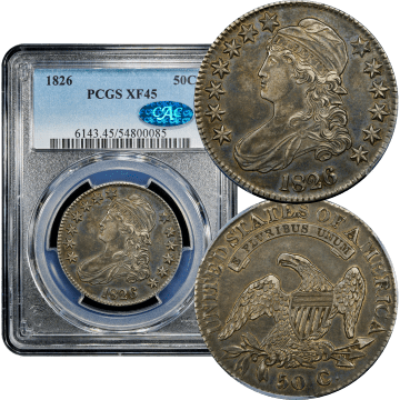 1826 Capped Bust Half Dollar (50c) Composite Image