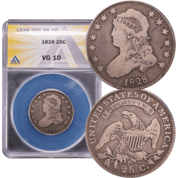 1828 Capped Bust Quarter (25c) Composite Image