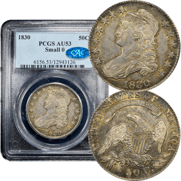 1830 Capped Bust Half Dollar (50c) Small 0 Composite Image