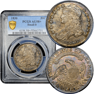 1830 Capped Bust Half Dollar (50c) Small 0 Composite Image