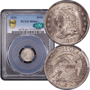 1832 Capped Bust Half Dime (H10C) Composite Image