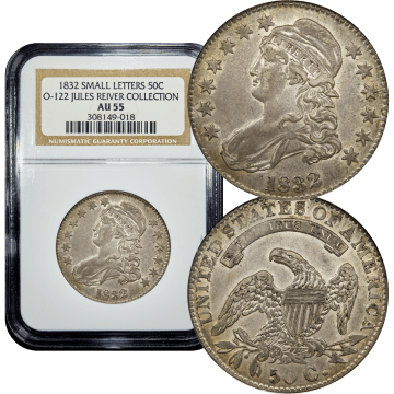 1832 Capped Bust Half Dollar (50c) Small Letters Composite Image