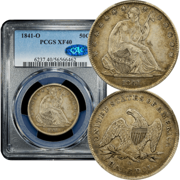 1841-O Seated Liberty Half Dollar (50c) Composite Image