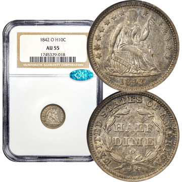 1842-O Seated Liberty Half Dime (H10C) Composite Image