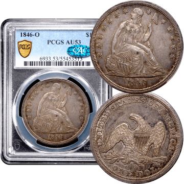 1846-O Seated Liberty Dollar ($1) Composite Image
