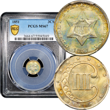 1851 Three Cent Silver (3CS) Composite Image