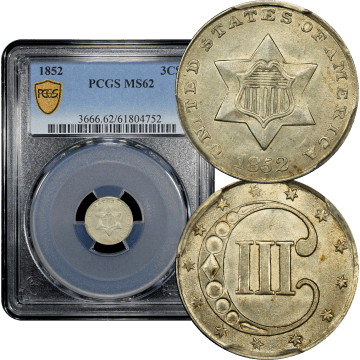 1852 Three Cent Silver (3CS) Composite Image
