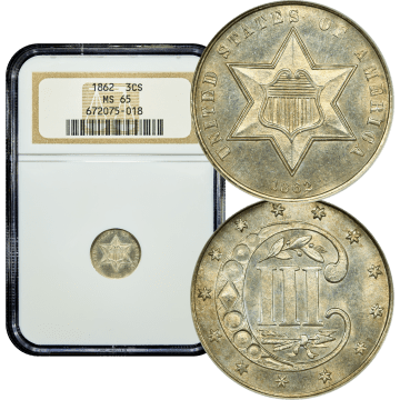 1862 Three Cent Silver (3CS) Composite Image