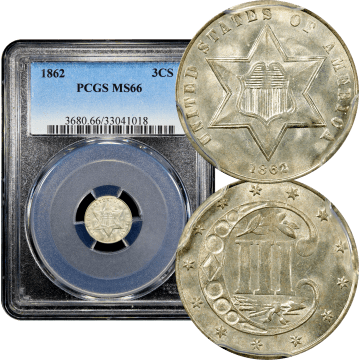 1862 Three Cent Silver (3CS) Composite Image