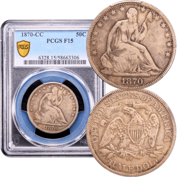 1870-CC Seated Liberty Half Dollar (50c) Composite Image