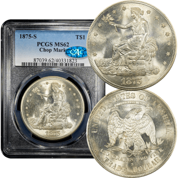 1875-S Trade Dollar ($1) Chopmarked Composite Image