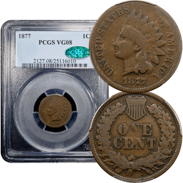1877 Indian Cent (1c) Composite Image