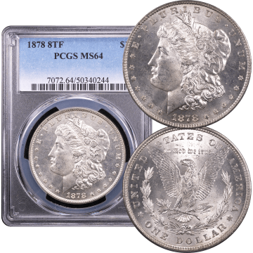 1878 8TF Morgan Dollar ($1) Composite Image