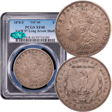 1878-S Morgan Dollar ($1) VAM 57 Long Arrow Shaft Composite Image