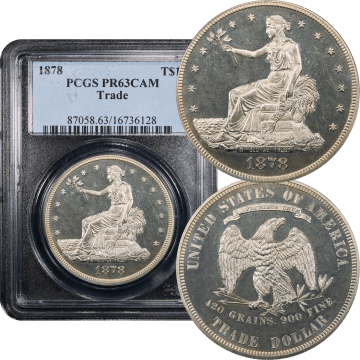 1878 Trade Dollar ($1) Composite Image
