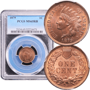 1879 Indian Cent (1c) Composite Image