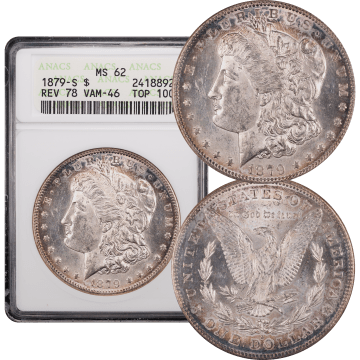 1879-S Morgan Dollar ($1) Rev of 1878 - VAM 46 Composite Image