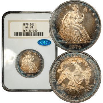 1879 Seated Liberty Half Dollar (50c) Composite Image