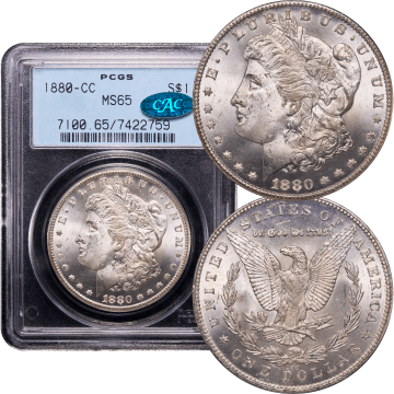 1880-CC Morgan Dollar ($1) OGH Composite Image