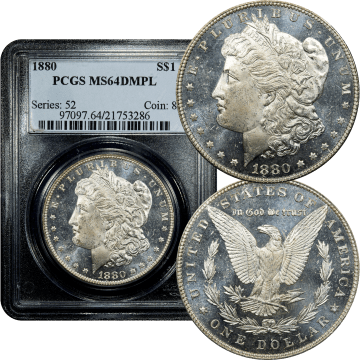 1880 Morgan Dollar ($1) Composite Image