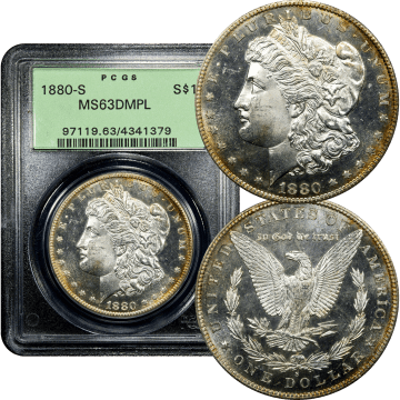 1880-S Morgan Dollar ($1) OGH Composite Image