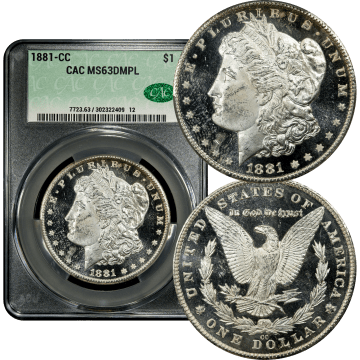 1881-CC Morgan Dollar ($1) Composite Image