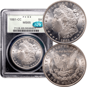 1881-CC Morgan Dollar ($1) OGH Composite Image