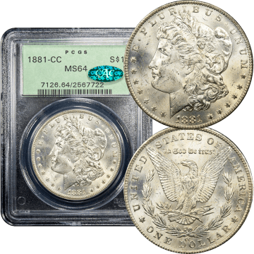 1881-CC Morgan Dollar ($1) Composite Image