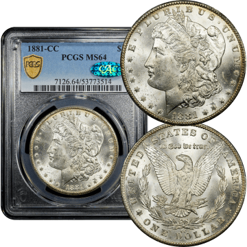 1881-CC Morgan Dollar ($1) Composite Image
