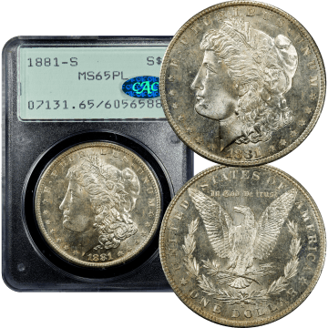 1881-S Morgan Dollar ($1) Rattler Composite Image