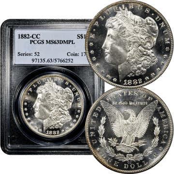1882-CC Morgan Dollar ($1) Composite Image