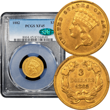 1882 Gold $3 Composite Image