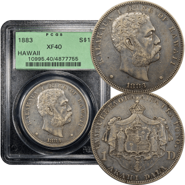 1883 Hawaii Dollar ($1) Composite Image
