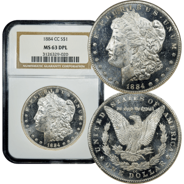 1884-CC Morgan Dollar ($1) Composite Image