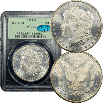 1884-CC Morgan Dollar ($1) OGH Composite Image
