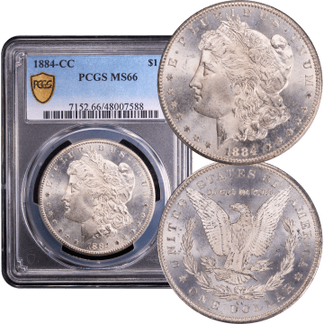 1884-CC Morgan Dollar ($1) Composite Image