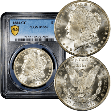1884-CC Morgan Dollar ($1) Composite Image