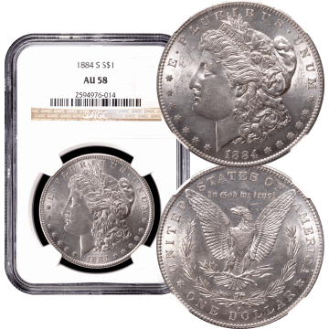 1884-S Morgan Dollar ($1) Composite Image